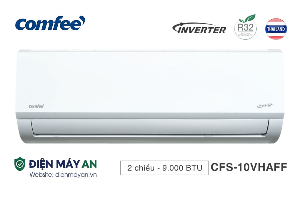 Điều Hòa Comfee Inverter 10000 BTU 2 Chiều CFS-10VHAFF - Model 2025
